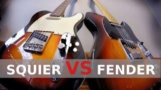 SQUIER vs FENDER - Telecaster Tone Comparison!