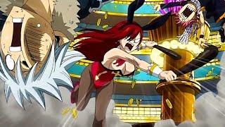 Erza beats Natsu and Haru / Fairy Tail OVA 6 / Fairy Tail x Rave Master Crossover with english sub