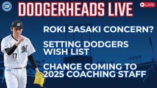 DodgerHeads Live: Dodgers in trouble for Roki Sasaki? Clayton McCullough new Marlins manager