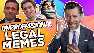 Real Lawyer Reacts to UNPROFESSIONAL Memes