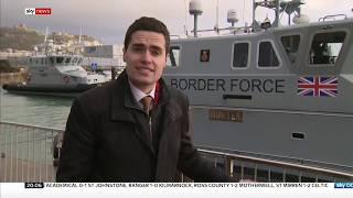 Dozens of migrants intercepted crossing the English Channel on Boxing Day | Sky News | Kit Bradshaw