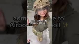 She went to Army Airborne School!