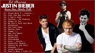 Ed Sheeran, Justin Bieber, Bruno Mars, Charlie Puth Best Songs 2020