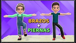 ENTRENAMIENTO PARA BRAZOS Y PIERNAS | EJERCICIOS PARA NIÑOS