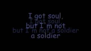 The Killers - All These Things That I've Done (I Got Soul, But I'm Not A Soldier) [lyrics]