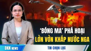 Hình ảnh vệ tinh cho thấy kho đạn của Nga ở vùng Voronezh bốc cháy