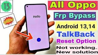 All Oppo FRP Bypass Android 13,14 Update | New Trick 2024, All Oppo Google Account Bypass Without Pc