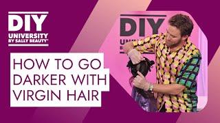 How to Darken Virgin Hair at Home! | DIY University by Sally Beauty