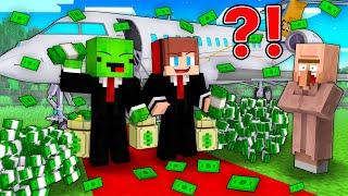 How Mikey and JJ Became BILLIONAIRE in Minecraft ? - Maizen