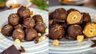 Chai Truffles Recipe -  How to Make Chai Chocolate Truffles - No Cook  Caramel Chocolate Truffles