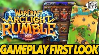 Warcraft Rumble: Gameplay First Look - Epic Action Strategy Battles! (iOS, Android)