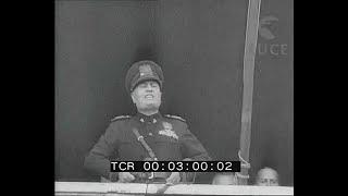 Dichiarazione di guerra 10 giugno 1940 (HD) Mussolini