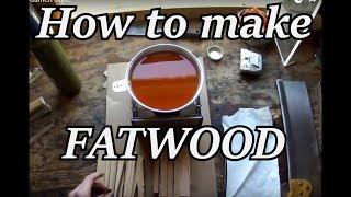 How to Make Fatwood for Bushcraft | Iron Wolf Industrial