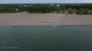 Mavic Mini 2 explores Headlands Beach Mentor OH