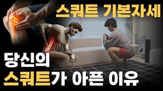 초보자가 허리보호대(헬스벨트) 써야할까?? 스쿼트 기초자세 제대로 알고 연습해서 무릎 허리 통증없이 운동해요!!