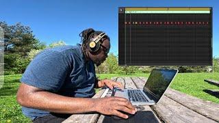 Making A Hard Beat Outside In Nature