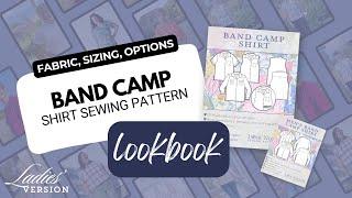 All the tester details for Band Camp Shirt sewing pattern (LADIES)