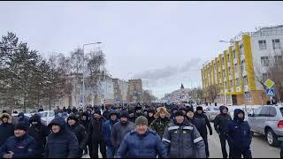 Казахстан город Костанай митинги