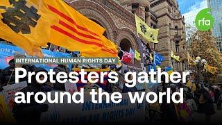 Activists mark International Human Rights Day around the globe | Radio Free Asia (RFA)