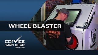 Wheel-Blaster: Hochgeschwindigkeitsmattierung von Aluminiumfelgen zur Lackvorbereitung
