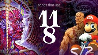 Songs that use 11/8 time