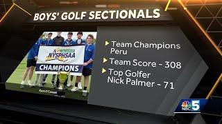 Peru high school boys' golf takes team sectional championship title