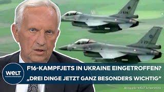 PUTINS KRIEG: F16-Kampfjets! Luftverteidigungssysteme und Kampfflugzeuge in Ukraine eingetroffen?
