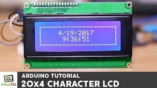 Arduino Tutorial: 20x4 I2C Character LCD display with Arduino Uno from Banggood.com