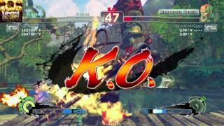 USF4 - Ibuki (xDSC_OPTION) Vs Dhalsim (BloodFromSpain)