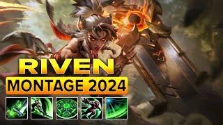 High Elo Riven Montage 2024 - Best Riven Plays Season 14