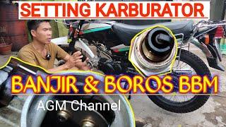 KARBURATOR MOTOR BANJIR‼️ Cara pertama mengatasi nya bersama agm channel jember