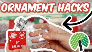 Grab $1 Ornaments From Dollar Tree for these UNBELIEVABLE HACKS! (Cheap but IMPRESSIVE)