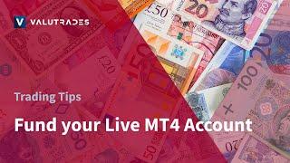 Fund your Live Valutrades MT4 Account