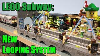 LEGO Subway - New Triple Station Loop System 