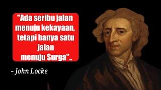 15 KATA KATA BIJAK JOHN LOCKE || PILIHAN  TERBAIK NASIHAT KEHIDUPAN