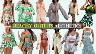 Beachy outfits aesthetics/How to look elegant on the beach? What is the beach aesthetic?