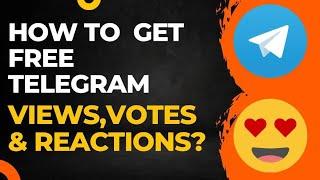 How to Get free Telgram Views,Votes & Reactions? || SHIKARI || #Telegram #Bots