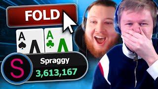 Our Biggest Poker Hands EXPOSED! Spraggy and Tonkaaaa Face Off!