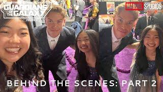 Meeting Will Poulter… and Pete Davidson! | Guardians of the Galaxy Vol. 3 Behind the Scenes Pt. 2