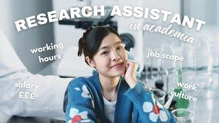 What it's REALLY like working as a Research Assistant in Academia  | job scope, salary & culture