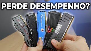 MEMÓRIAS RAM DIFERENTES NO MESMO PC, PERDE DESEMPENHO? FUNCIONA NA MESMA PLACA MÃE?