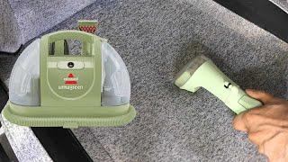 Cleaning A Fabric Gaming Chair With A Bissell Little Green