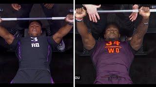 NFL Combine Bench Press Compilation!!!!!