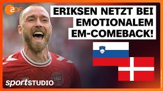 Slowenien – Dänemark Highlights | UEFA EURO 2024 | sportstudio