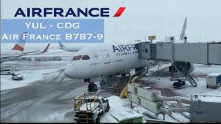 Flight report || Montreal (YUL) to Paris (CDG) Air France B787-9 Economy Class