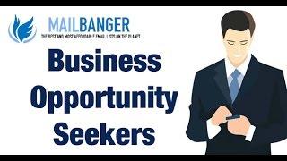 Business Opportunity Seekers emails and leads lists