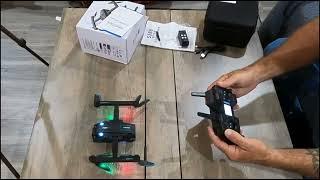 how to set up the S188 camera drone unbox and flight test