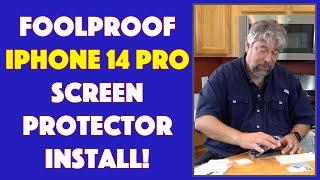 TechMatte AmFilm iPhone 14 Pro Screen Protector -- INSTALL & REVIEW