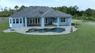 Free form pool and fire pit - All Aqua Pools - New Smyrna Beach, Florida