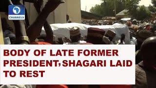 Body Of Late Frm President, Shagari Laid To Rest